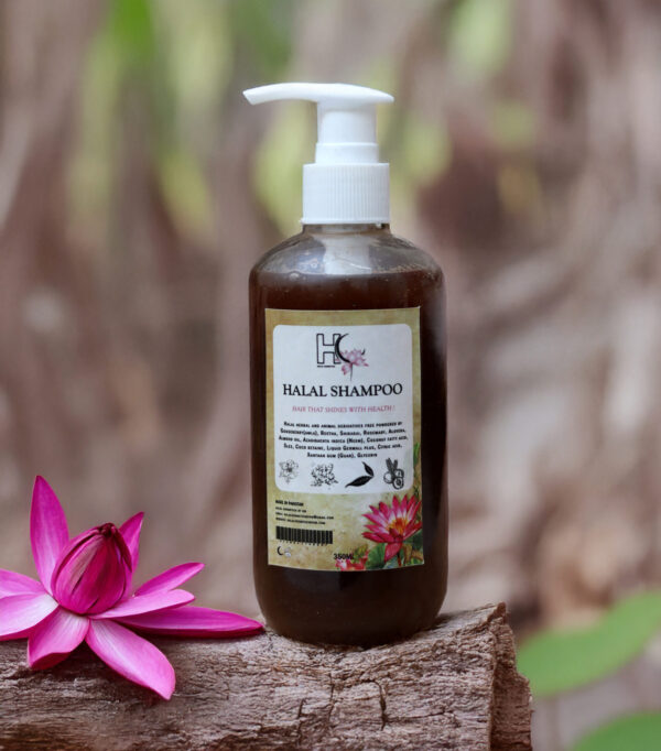 Halal shampoo ( HAIR THAT SHINES WITH HEALTH )